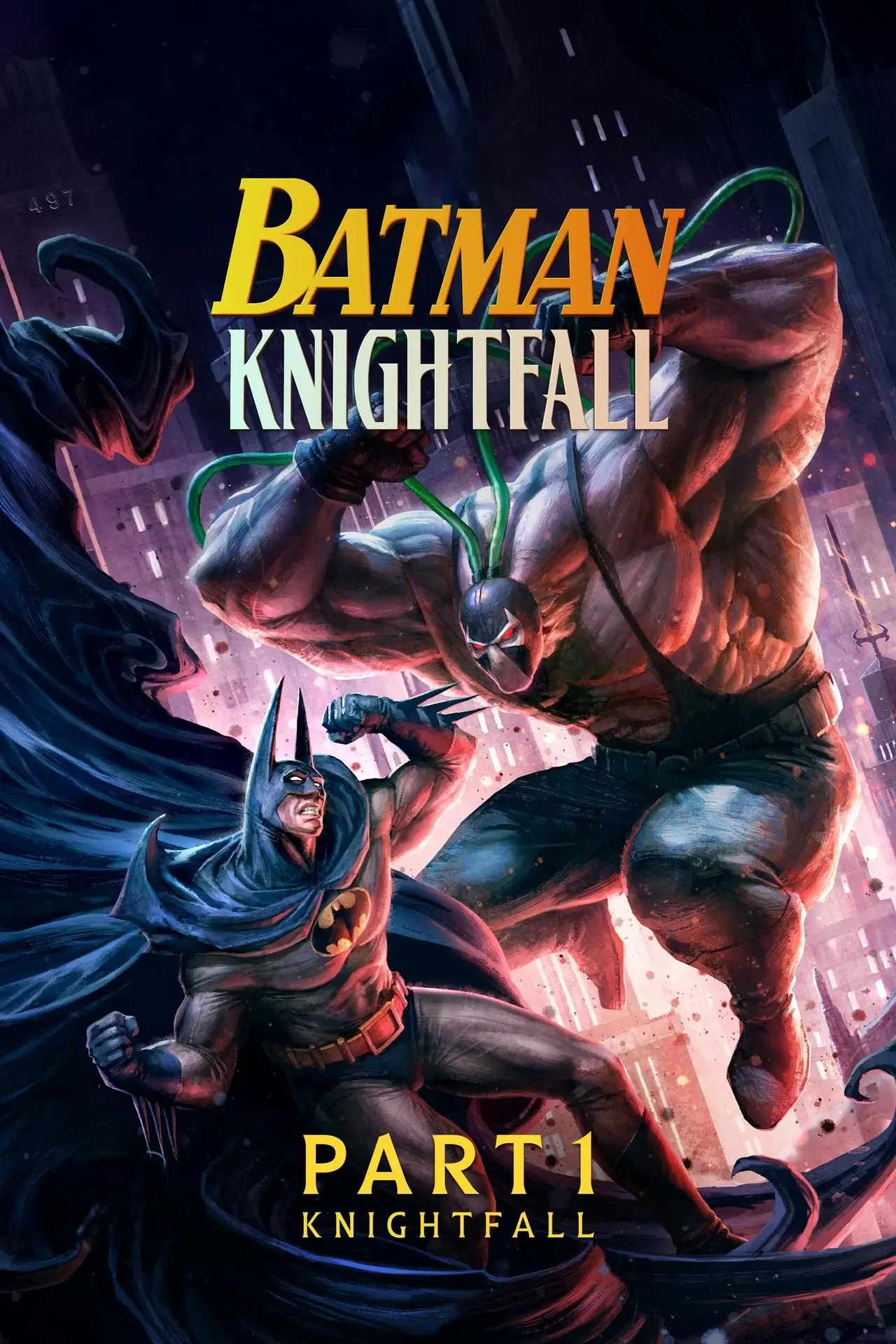 Affiche du film d’animation Batman Knightfall Part 1