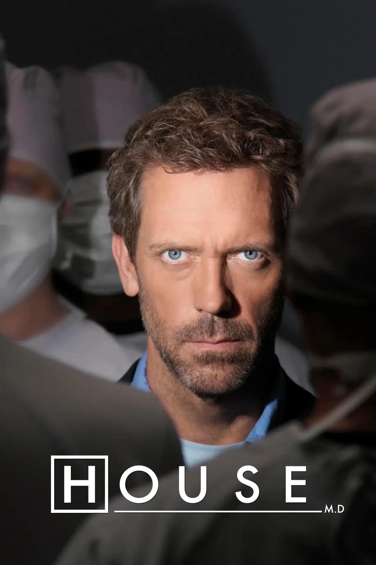 Affiche de la série médicale House M.D. avec Hugh Laurie