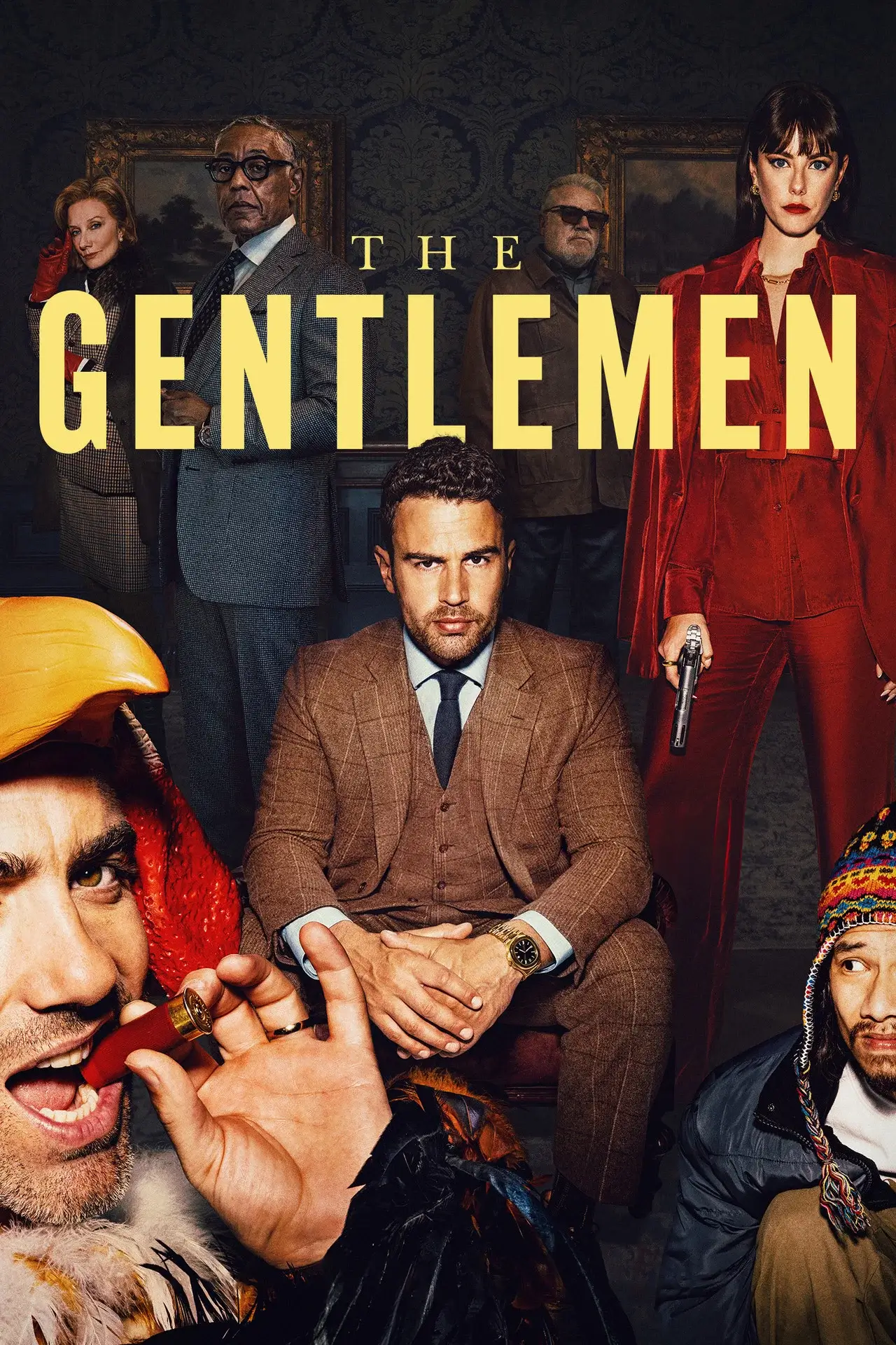Affiche de la série d’action The Gentlemen avec les personnages principaux